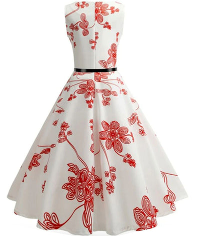 Robe Fleurs Année 60 - Madame Vintage