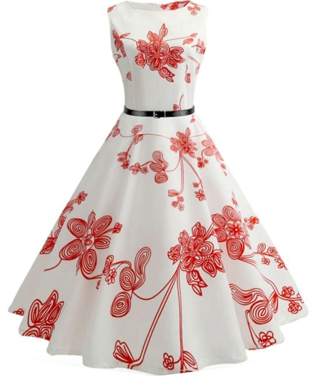 Robe Fleurs Année 60 - Madame Vintage