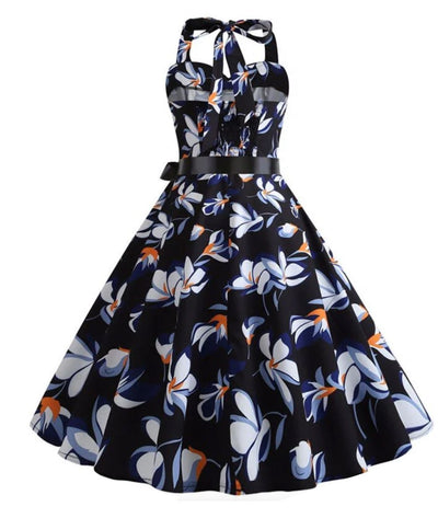 Robe Noire Rockabilly - Madame Vintage
