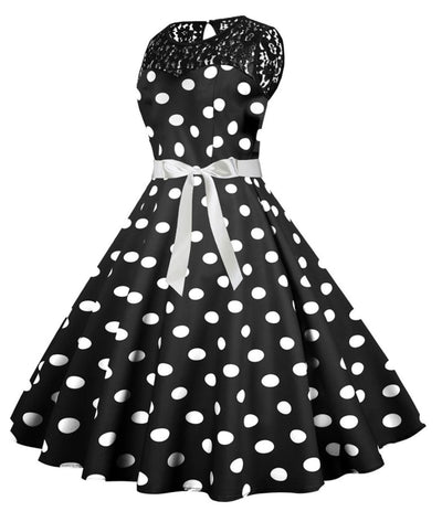 Robe Pin Up Noire - Madame Vintage