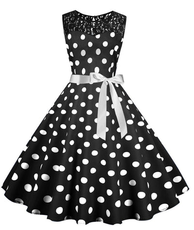 Robe Pin Up Noire - Madame Vintage