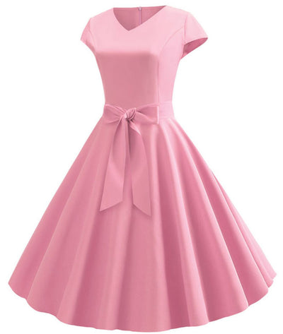 Robe Pin Up Rose - Madame Vintage