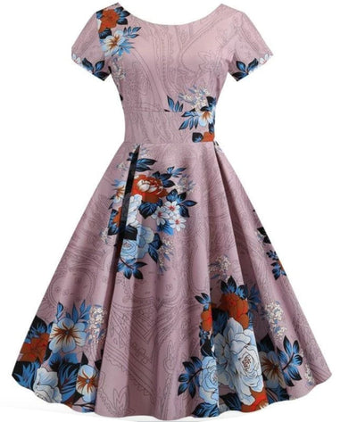 Robe Rétro Année 50 - Madame-Vintage