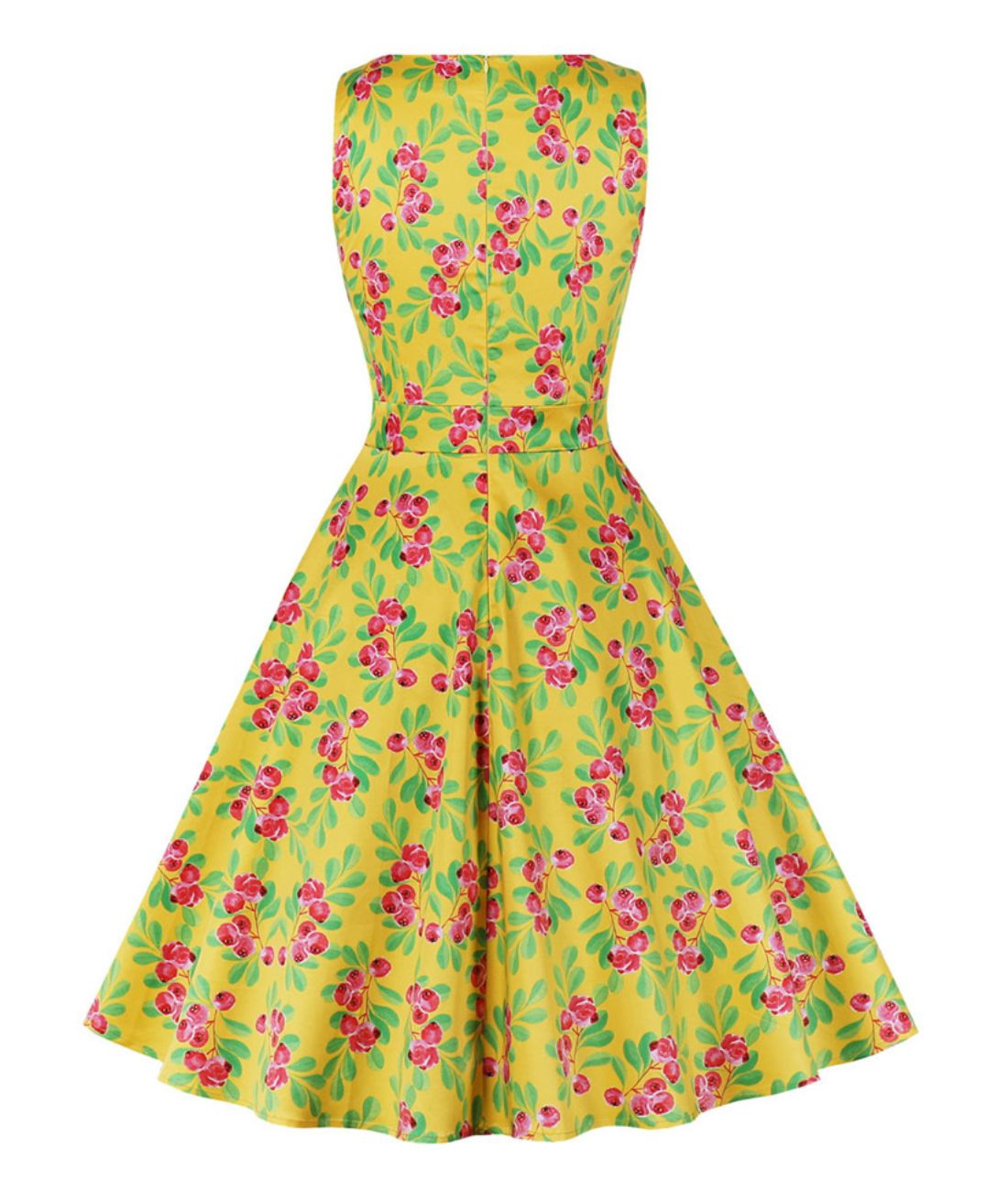 Robe Rockabilly Cerise - Madame Vintage