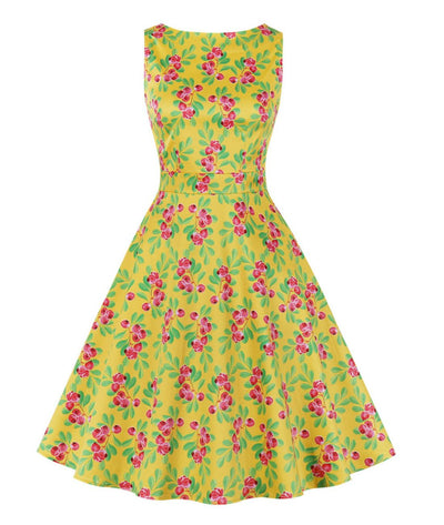 Robe Rockabilly Cerise - Madame Vintage