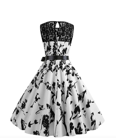 Robe Rockabilly Dentelle - Madame Vintage