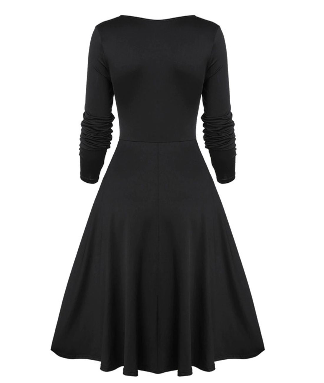 Robe Rockabilly Manche Longue - Madame Vintage