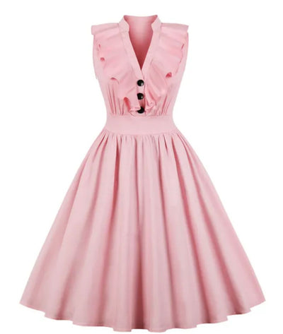 Robe Rockabilly Rose - Madame Vintage