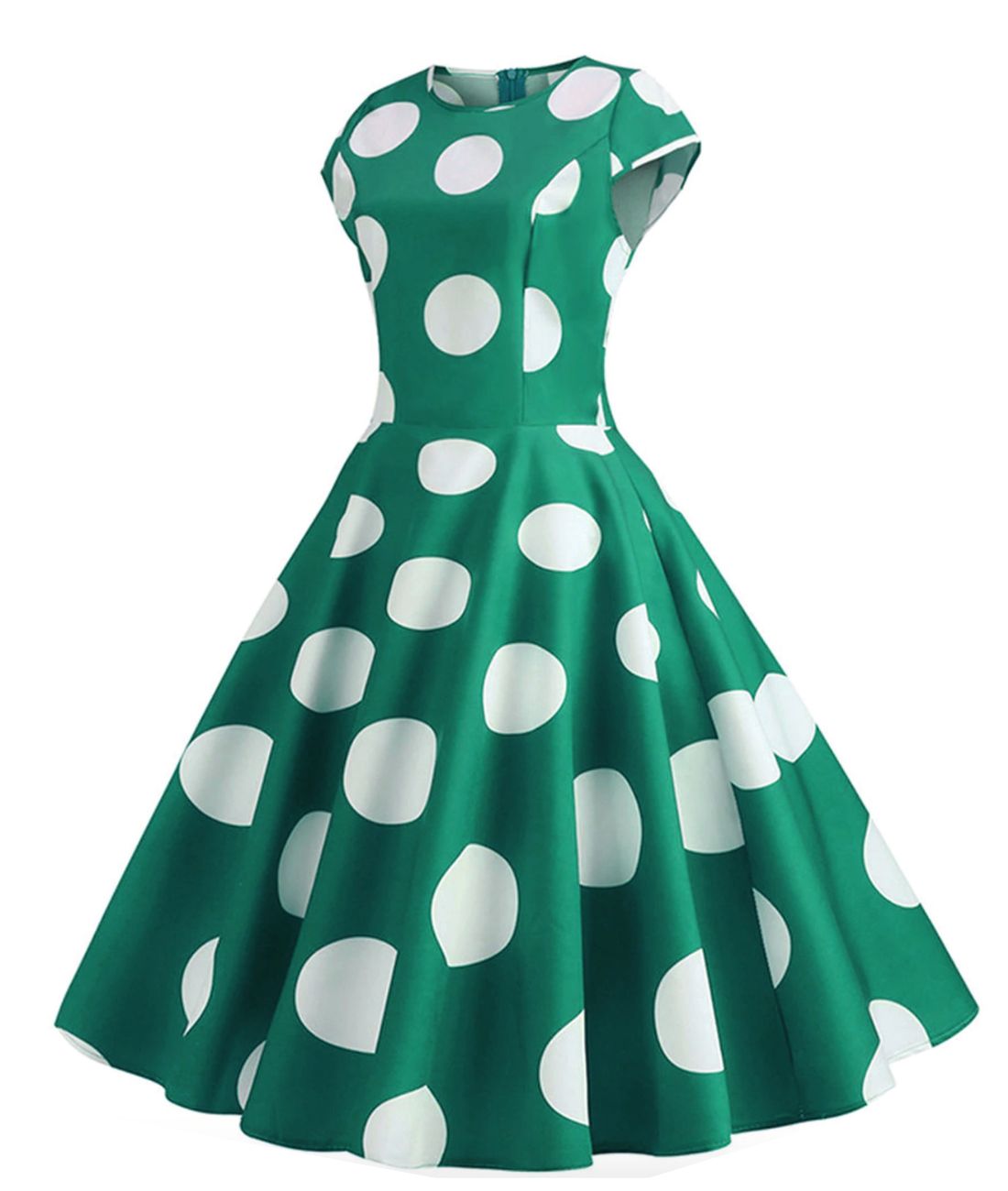 Robe Rockabilly Verte - Madame Vintage