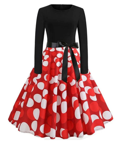 Robe Style Année 50 Pin Up - Madame-Vintage