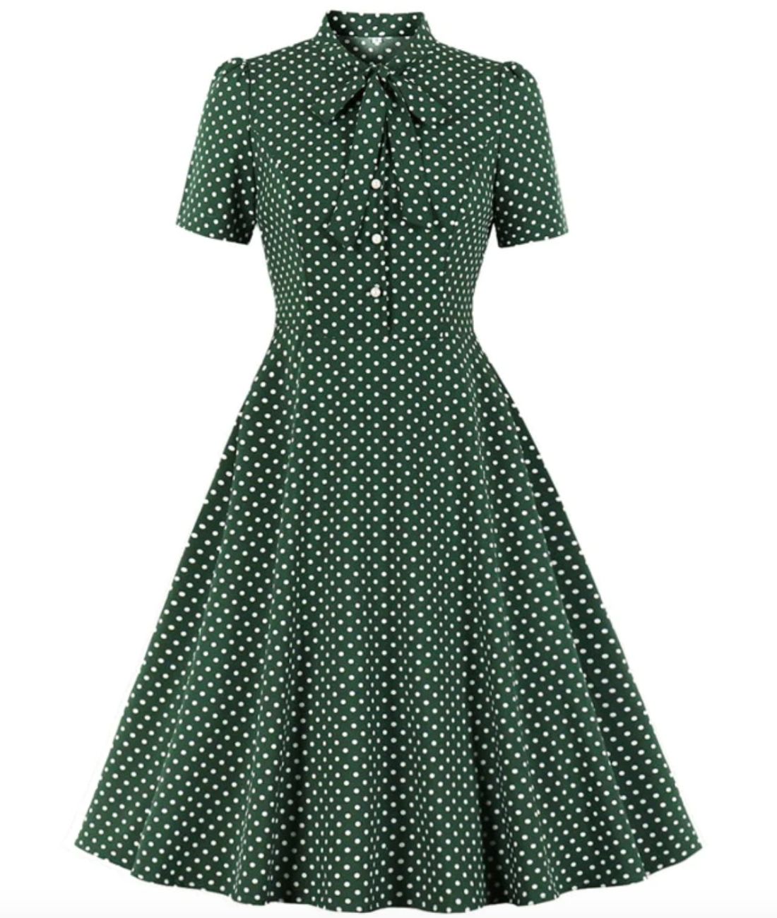 Robe Style Années 40 - Madame-Vintage 