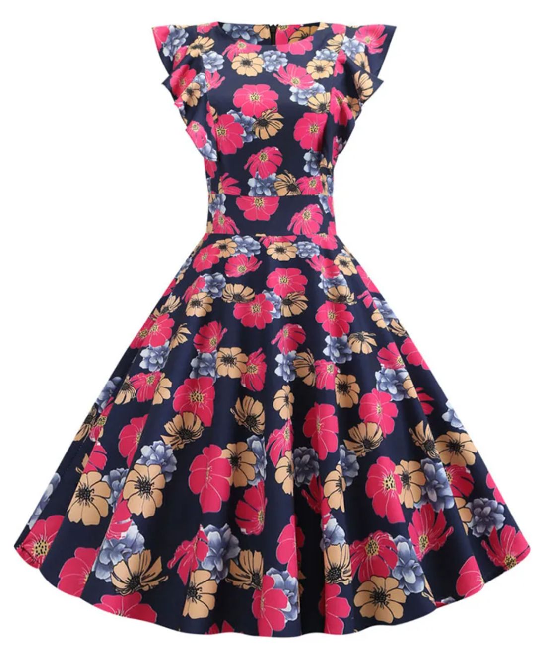 Robe Typique Année 50 - Madame Vintage