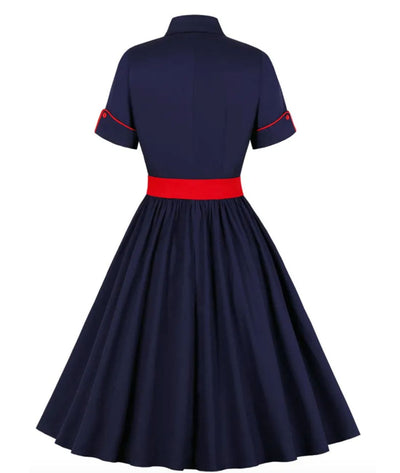 Robe Vintage Annee 40 - Madame Vintag