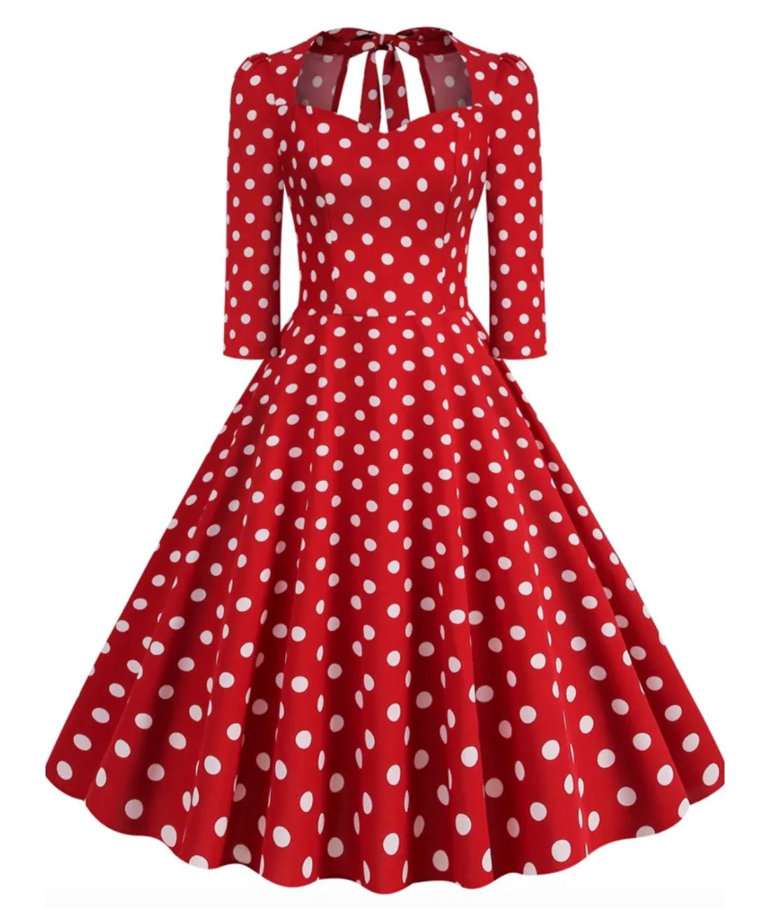 Robe Vintage Année 50 Grande Taille Rayures -Madame-Vintage