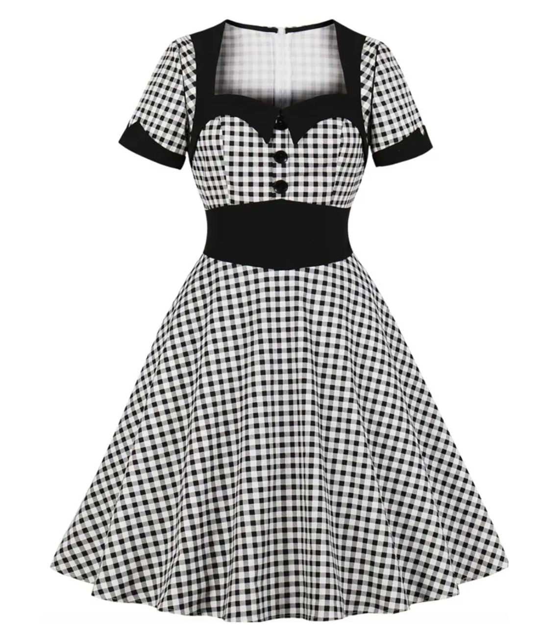 Robe Vintage Pin Up Cubes - Madame Vintage