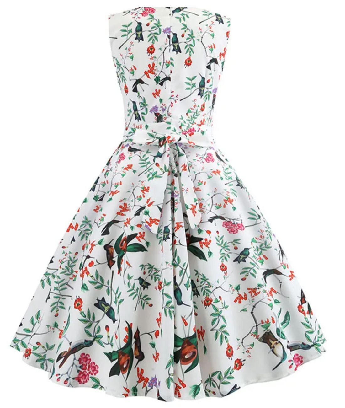 Robe Vintage Pin Up Grande Taille Blanche - Madame Vintage