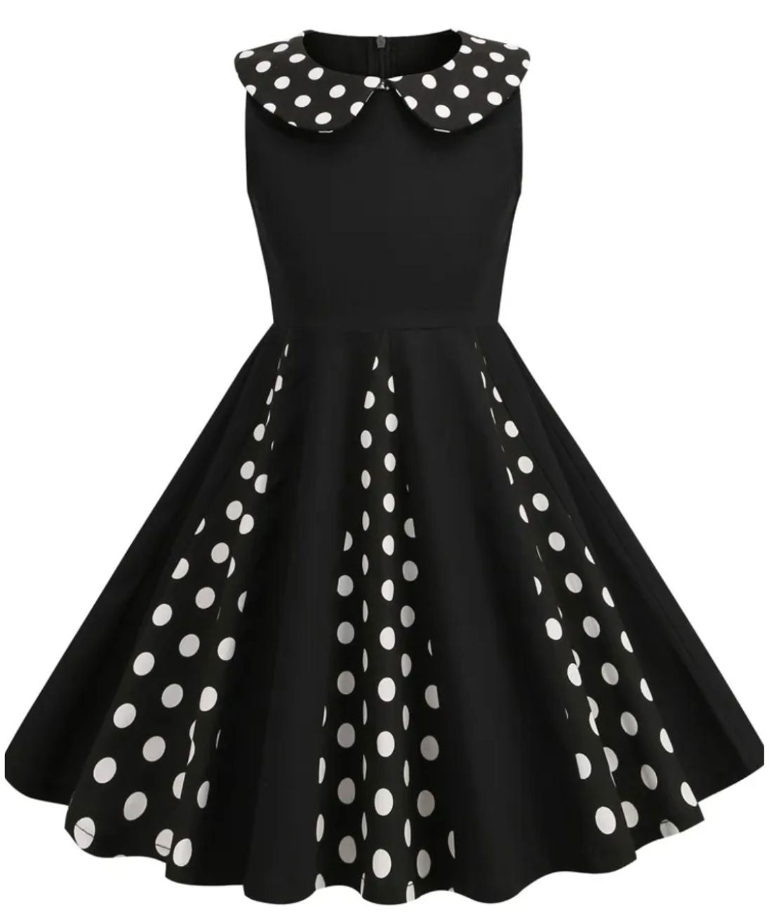 Robe Vintage Pin Up Quadrillée Noir - Madame Vintage