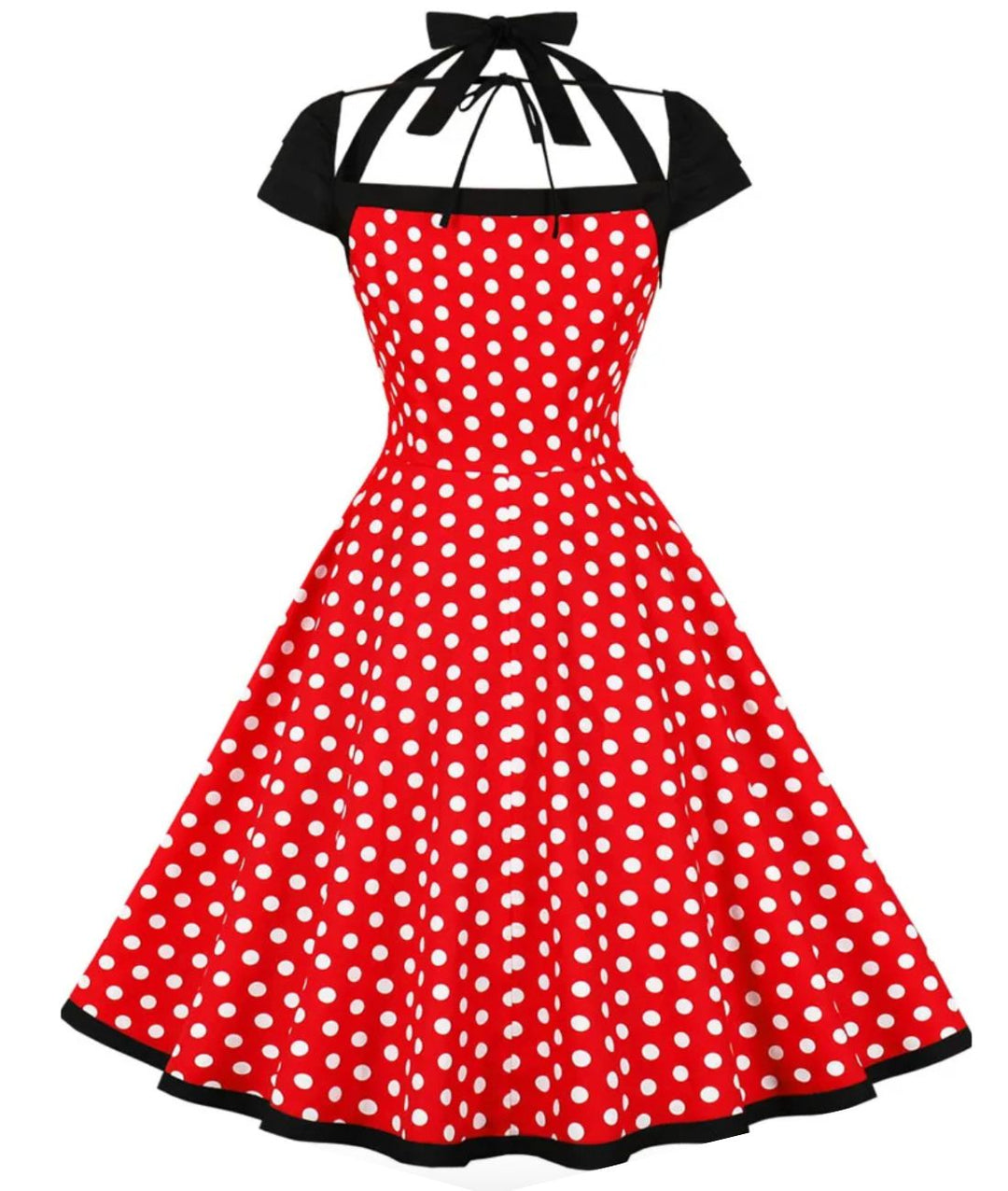 Robe Vintage Pin Up Rouge Pois