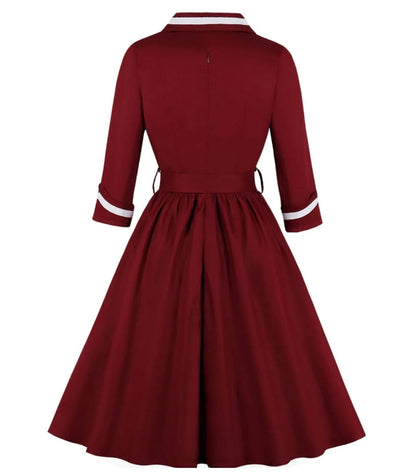 Robe Rétro Années 40 - Madame Vintage