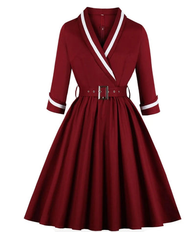 Robe Rétro Années 40 - Madame Vintage