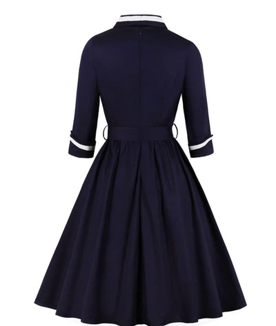 Robe Rétro Années 40 - Madame Vintage
